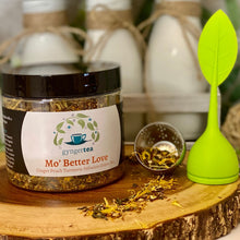 Load image into Gallery viewer, Mo’Better Love (Ginger Peach Turmeric Infusion Green Tea)