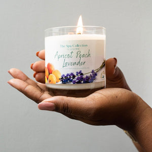 Apricot Peach Lavender Soy Wax Candle