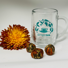Load image into Gallery viewer, Glass Gynger Tea Mug
