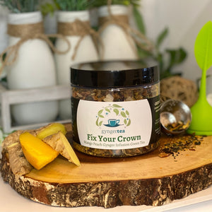 Fix Your Crown (Mango Peach Gynger Infusion Green Tea)
