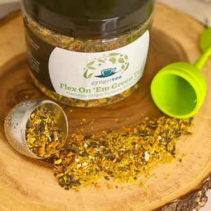 Flex On ‘Em Green Tea (Pineapple Ginger Turmeric Green Tea)