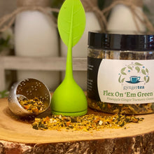Load image into Gallery viewer, Flex On ‘Em Green Tea (Pineapple Ginger Turmeric Green Tea)
