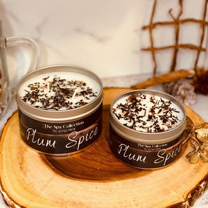 Plum Spice Soy Wax Candle