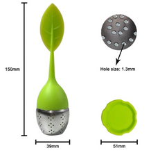 Load image into Gallery viewer, Silicone Leaf Tea Infuser
